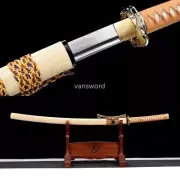 High Quality Folded Steel Japanese Katana SHINOGI ZUKURI Samurai Sword Full Tang