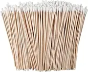 15 cm long cotton buds, long ear sticks, cleaning sticks, wood, large head (300 pieces)