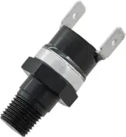 Jagg TS180 Miniature Fan Switch Only, NPT 1/8-0.25 Qd, 180 Degree F Thermal Swit