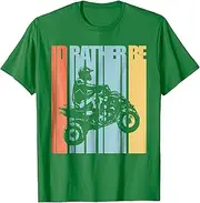 X.Style Id Rather Be Riding Quad Bikes ATV Shirt Brap T Shirt ds1600 T-Shirt (S) Black