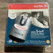 SanDisk USB 2.0 5-in-1 Card Reader Writer SDDR-99-A15