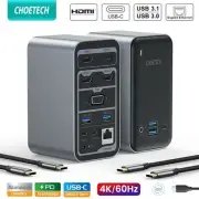 15 in 1 USB-C Super Docking Station Hub 4K HDMI Video Output 1000Mbps 4 Displays
