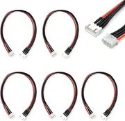 elechawk JST-XH 3S Balance Plug Extension Lead Wire 200mm 5 PCS for LiPo Battery Balance Charging 22AWG Silicone