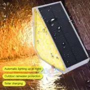 Luces 14LED Solares De Patio Lamparas Solares Escaleras Luz Para Valla Jardin