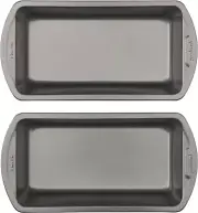 Set of 2 Medium Non-Stick 8” X 4” Bread Loaf Pans – Loaf Bread Pan for Baking, S