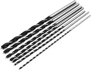 ZONADA 7pcs in Set 300mm Extra Long Twist Drill Bits, Hardened High Carbon Steel Tools 4-10mm for Wood Hole PVC Plastic Cardboard Cutter Drilling