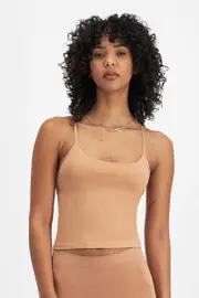 [Bonds] Bonds Women's Bases Seamless Singlet in Blush Latte Size: 10 10 Blush Latte
