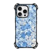 iPhone 16 Pro Bounce Case MagSafe Compatible Blue Hydrangea Iphone Case By Ann Upton