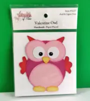 A Scrap of Time VALENTINE OWL Scrapbook Arts & Crafts