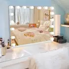 17 LED Bulbs Hollywood Makeup Mirror Vanity Mirror Touch Control Light up Mirror