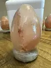 Crafted From Pakistan Himalayan Crystal Rock Salt Lamp Onyx Based Authentic