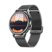 Smart Steel Watch With Colour Screen Black Smart Watches