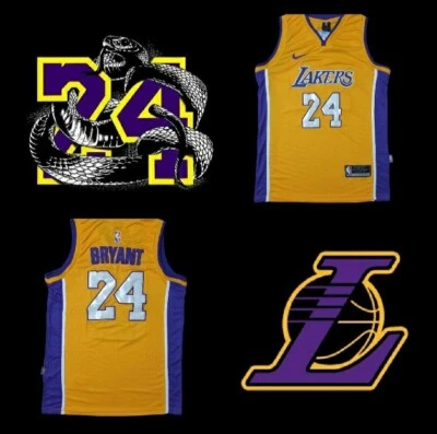 NBA LA LAKERS #24 Koby BRYANT Yellow Jersey QLD Seller SIZE XL