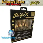 STINGER XI32YF 2-CHANNEL 3 Y-CONNECT 2 FEMALE / 1 MALE PURE COPPER RCA CABLE NEW