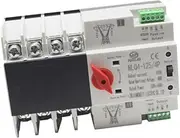 koolsoo 100A Double Power Automatic Transfer Switch Sturdy Self Protection High Performance Fast Switching Generator Changeover Switch, 100A 4P