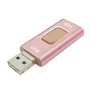 Micro Usb Stick Flash Disk Type-C Usb Flash Drive Otg Pen Drive For Iphone /Android/Tablet Pc Pink