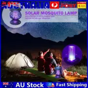 Bug Zapper Solar Powered Portable Outdoor Mosquito Killer Fly Trap Lantern AU