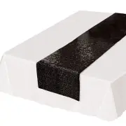 Beistle Sequined Table Runner - Black - Party Supply Decoration