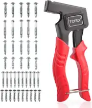 41 Pieces Hollow Wall Anchor Fixing Gun Set Metal Setting Hand Tool Kit Wall Anc