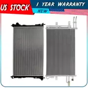 Radiator and AC Condenser Kit For 2013-2017 18 Ford Taurus Aluminum Replacement (for: Ford)