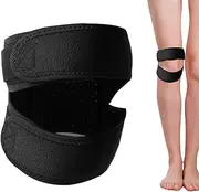 Grunsguru Knee Stabilizer, GrunsGuru Patella Stabilizer Knee Brace, Adjustable Patellar Tendon Support Strap, Leg & Foot Supports, for Dancing Hiking Gym Cycling Walking