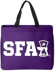 Sport Your Gear Officially Licensed NCAA Reusable Essential Tote Bag, 12" x 12" x 6.5" 600D Polyester Convas Tote Bag