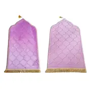 Prayer Rug Lightweight Nonslip Embossing for Traveling Bedroom Holiday