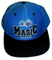 Orlando Magic Adidas Mens Snapback hat cap Shaq Penny Blue Black New Nba