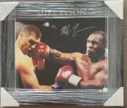 BOXING LEGEND MIKE TYSON SIGNED AND FRAMED PHOTO