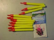 10 NEW 3" ICE BUSTER BOBBERS FISHING WITH STOPS GLOW BEADS for rod reel jigs