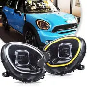 1*Pair LED Headlights For 2010-16 Mini Cooper Countryman R60 W/Animation DRL (for: Mini)