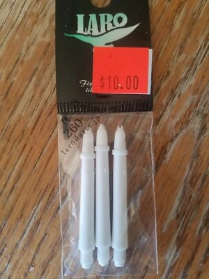 L-Style Laro Locked Straight Dart Shafts White 260 In Between
