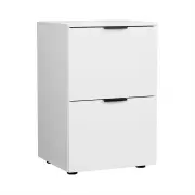 Filing Cabinet Files Storage Office Shelves File Organiser White 2 Drawer