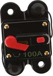 BUGUUYO Car Fuse Breakers Fuse Kit Adapter off Plug Buzz Bars Pole Power Distribution Block Electrical Disconnect Circuit Fuse Tap Battery Disconnect Cars Fuse Holder Wire Automotive Alloy