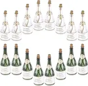 FOYTOKI 16pcs Bubble Bottle Wedding Favour Small Bottles Mini Bubble Bottles Celebration Bubble Bottle Party Bubble Bottles Empty Bubble Tubes Wedding Bubble Bottles Plastic