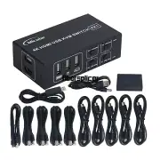 4K HDMI Switch KVM Four Port Switcher 4 Input and 1 Output USB KVM Display