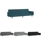 2-Seater Sofa Bed Convertible Loveseat Settee Couch Living Room Velvet vidaXL