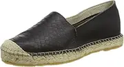 [SELECTED FEMME] Women's Sfmarley Embossed Espadrilles, Black