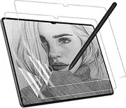Pack of 2 Paper Screen Protectors for Samsung Galaxy Tab S9 Plus/Tab S7 FE 5G/Tab S8 Plus/Tab S7 Plus 12.4 Inches, PET Matte Paper Film Screen Protector, Paper Writing Feel [Anti-Glare]