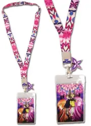 Blast of Tempest: Butterfly Lanyard ID Holder with Charm #37554 *NEW SEALED*