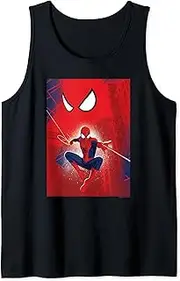 [Marvel] Spider-Man No Way Home Spider-Man Web Slinging Poster Tank Top