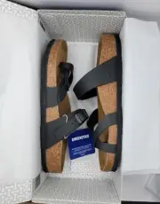 Birkenstock Mayari Birko-Flor Leather Regular Wide