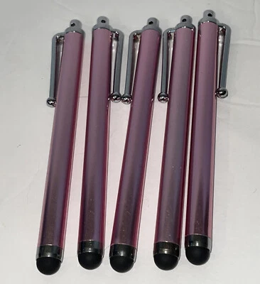 5 Pink Color Touch Screen STYLUS Pen Universal For Android & Iphone iPad
