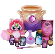 Magic Mixies - Magical Misting Cauldron with Interactive Pink Plush Toy