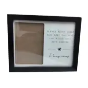Sentimental Pet Remembrances Frame for 4x6inch Photo Sympathy Display