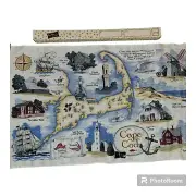 Vintage Kay Dee Linen Kitchen Tea. Cape Cod Massachusetts New with Box