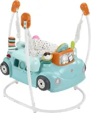Fisher Price 2-in-1 Sweet Ride Jumperoo lights sound music learning content