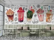 3D Ice Cream Food Wallpaper Wall Murals Removable Wallpaper 33