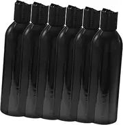 WRITWAA Compact 6 Pack Travel Shampoo Bottles Empty Lotion Bottles Airless Pump Portable Toiletry Dispensers for Shampoo Lotion