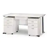 在飛比找遠傳friDay購物優惠-灰色KH辦公桌櫃組150CM